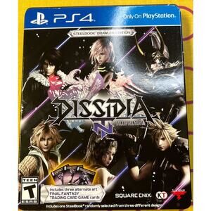 PS4 Dissidia Final Fantasy NT Steelbook Brawler Edition with Card